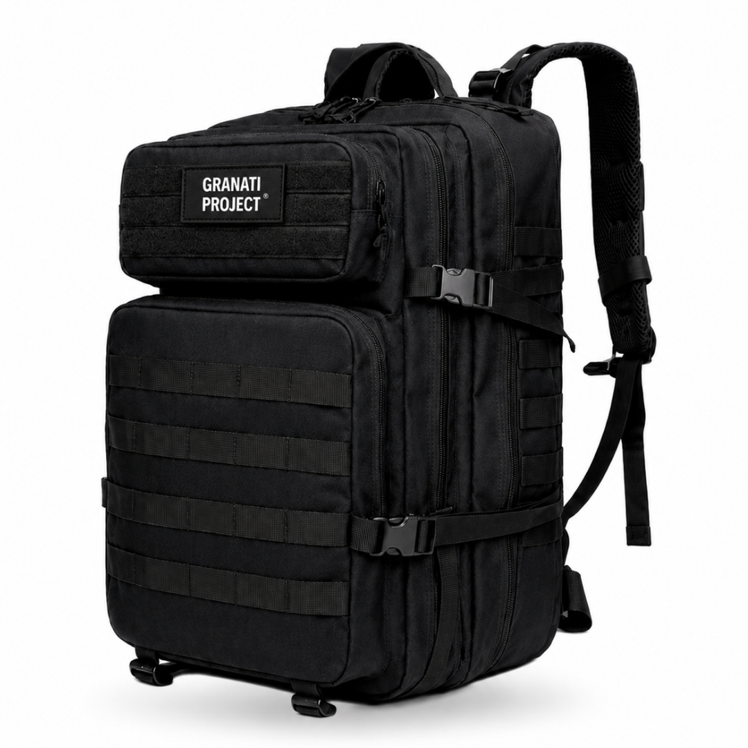 MOCHILA + PARCHE GP BLACK