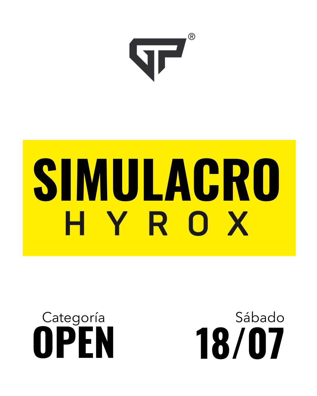 HYROX Simulacro GP — Open | Entrada Pareja
