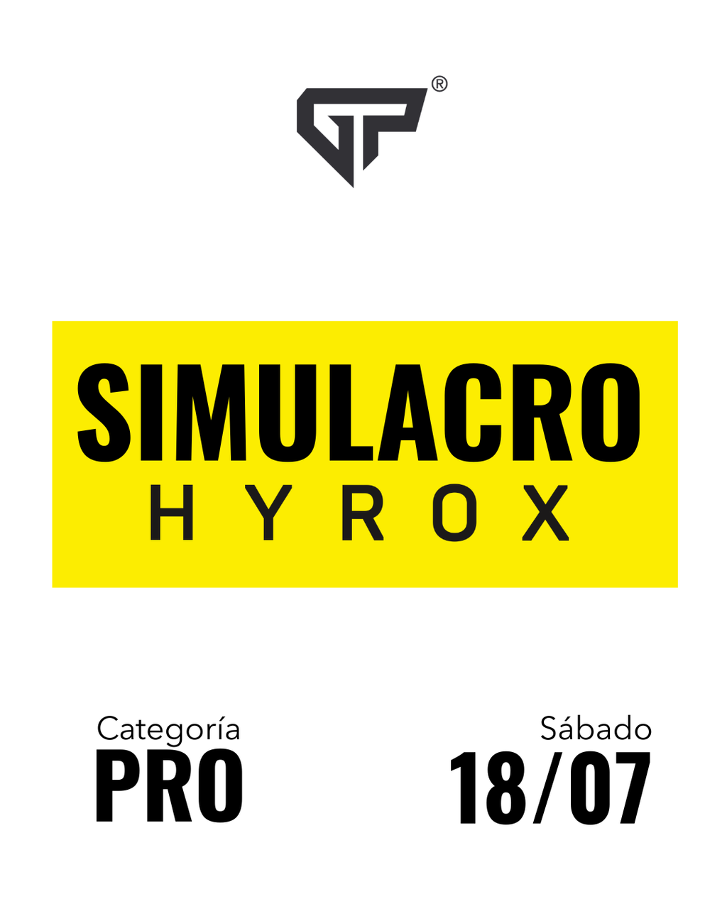 HYROX Simulacro GP — Pro | Entrada Pareja