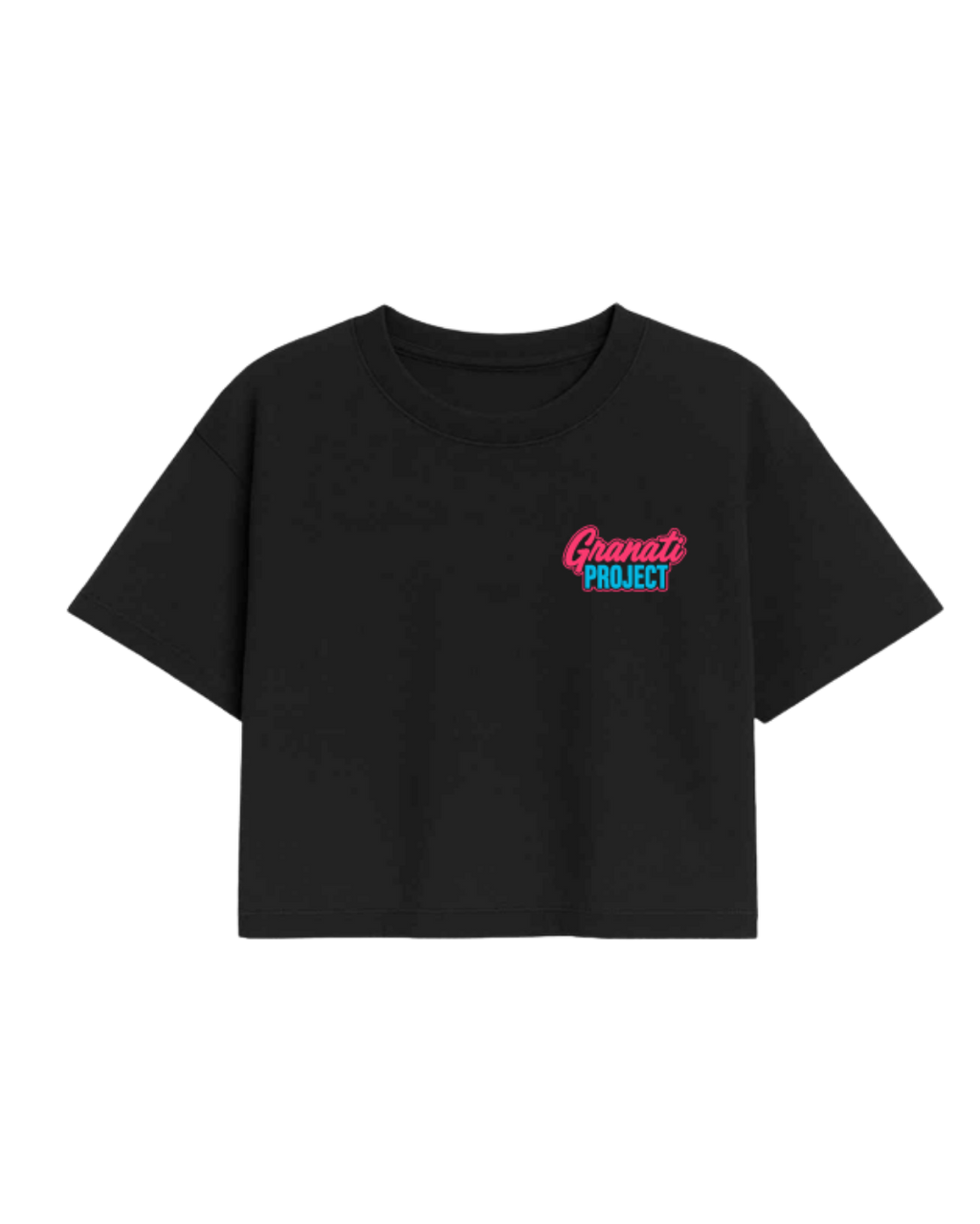 CAMISETA GP CROPPED NEGRA MIAMI EDITION MUJER