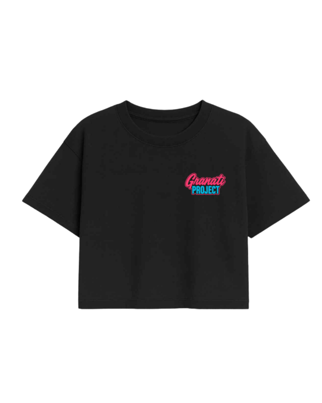 CAMISETA GP CROPPED NEGRA MIAMI EDITION MUJER