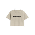 CAMISETA GP CROPPED BEIGE ORIGINS EDITION MUJER