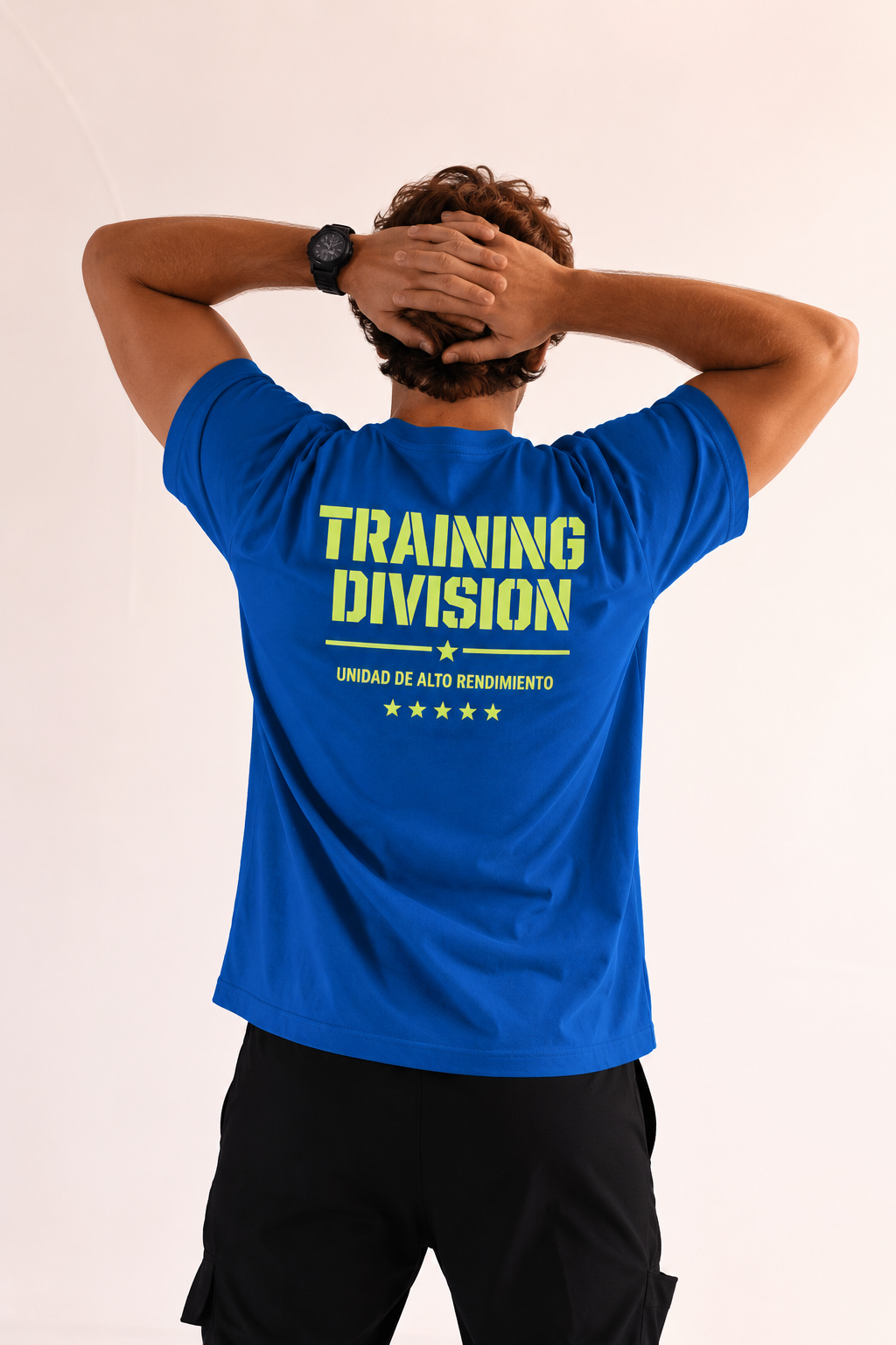 Camiseta Training Division Azul – Camiseta de Entrenamiento CrossFit y Hyrox | Granati Project