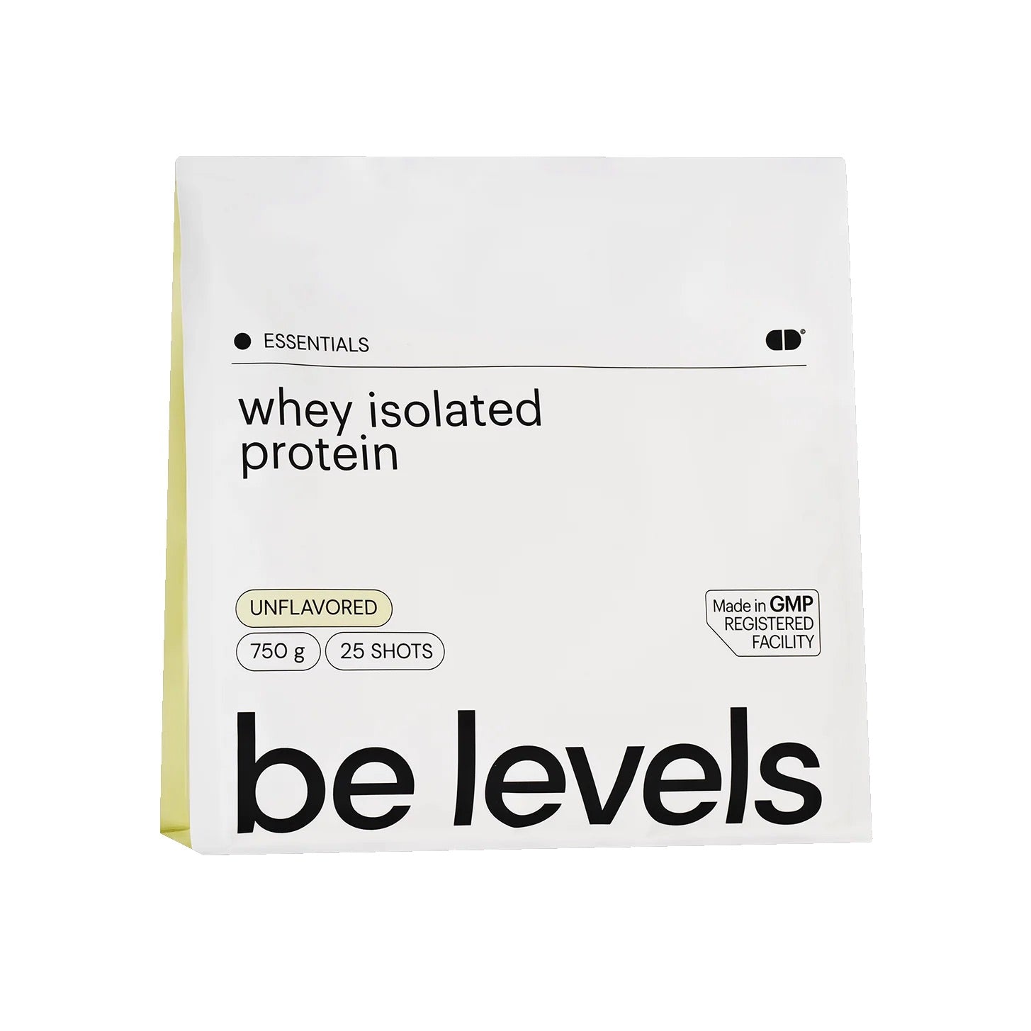 BE LEVELS - WHEY ISOLATED PROTEIN SIN SABOR 750Gr