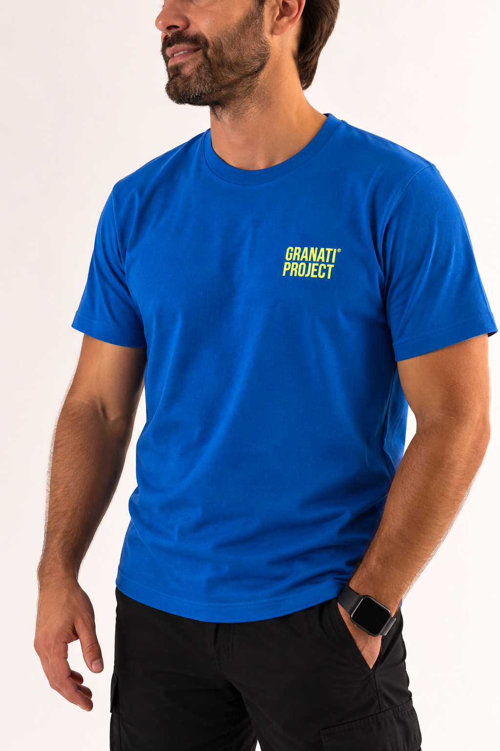 Camiseta Training Division Azul – Camiseta de Entrenamiento CrossFit y Hyrox | Granati Project
