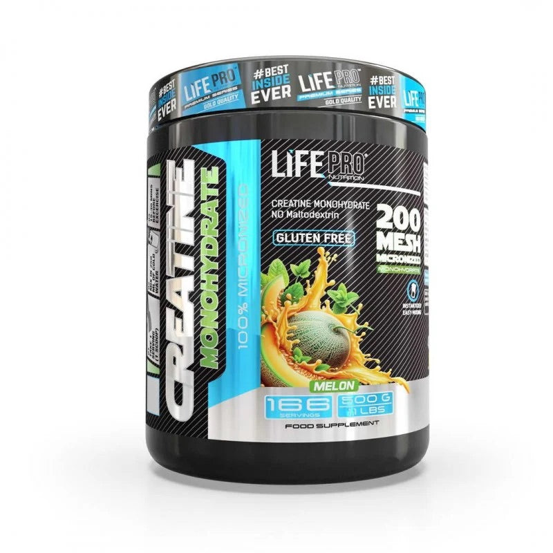LIFE PRO CREATINE MONOHYDRATE 200 MESH MELON