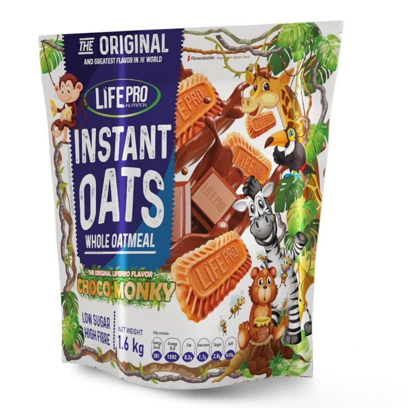 LIFE PRO INSTANT OATS 1.6Kg CHOCO MONKY