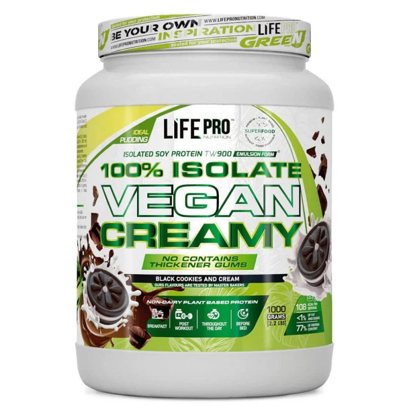 LIFE PRO ISOLATE VEGAN 1Kg BLACK COOKIES
