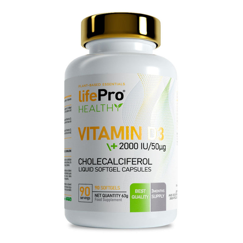 LIFE PRO D3 4000 IU WITH OLIVE OIL 90 SOFGELS