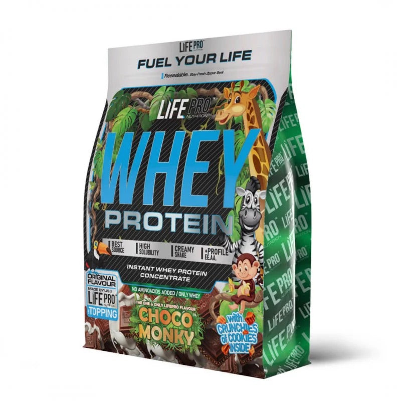 LIFE PRO WHEY 1Kg. CHOCO MONKY