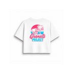 CAMISETA GP CROPPED BLANCA MIAMI EDITION MUJER